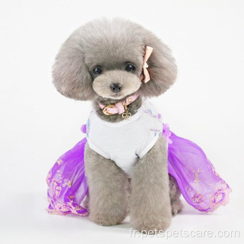 Summer Pet Dog Cat printemp princess robe